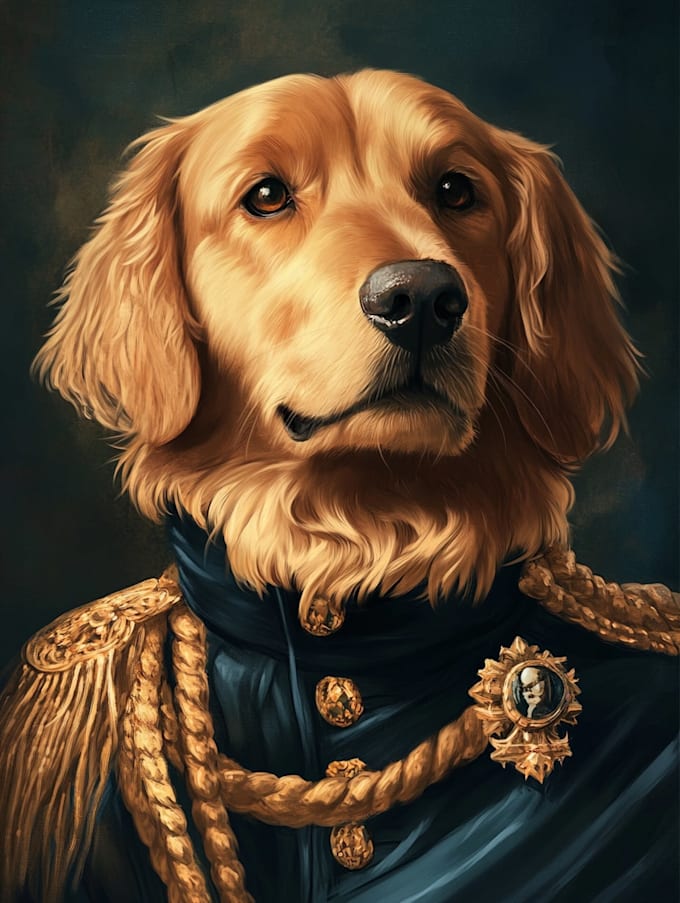 create cute and unique pet portrait