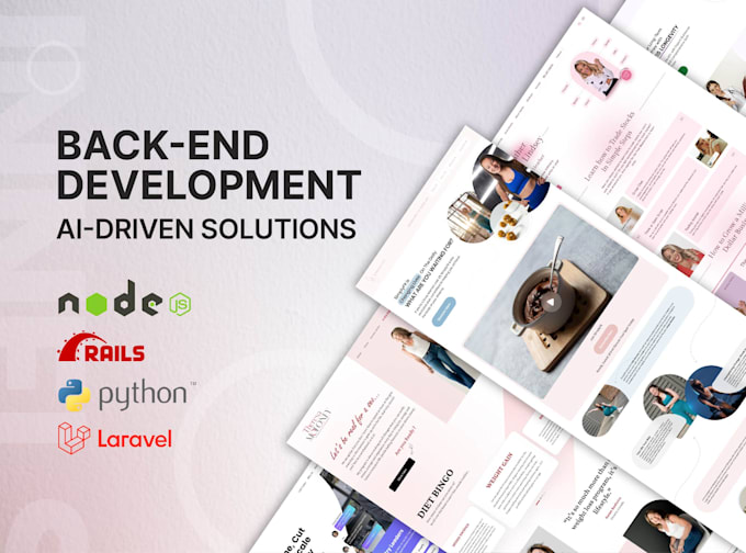 develop custom backend, API, ai integration, and database architecture
