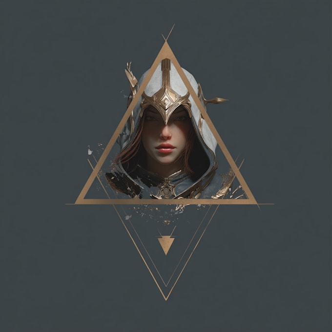 design unique fantasy character logo