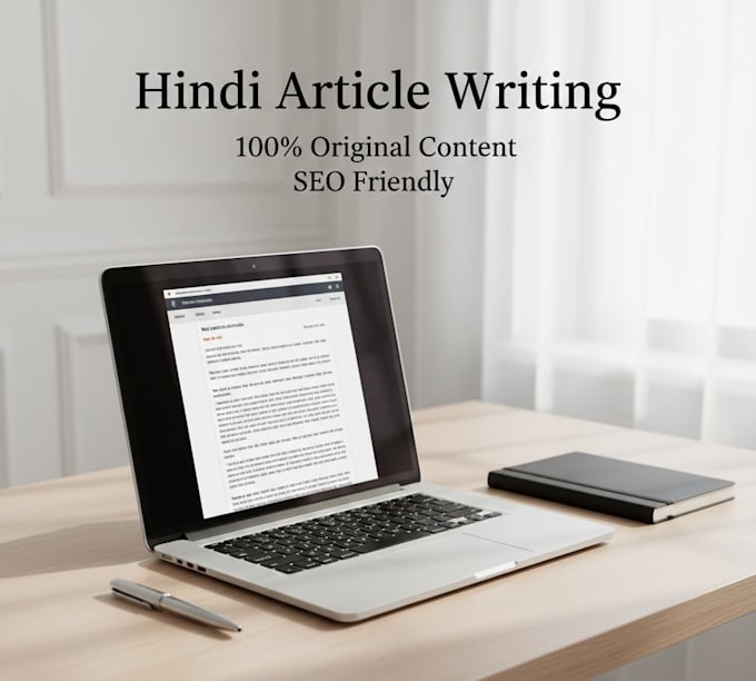 write original and easy hindi articles in 24 hours