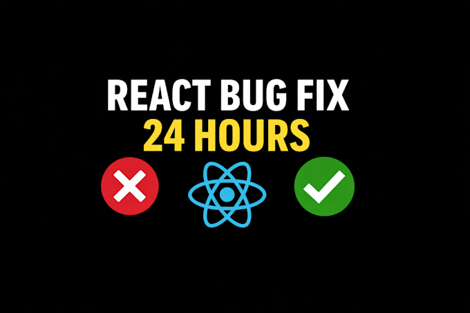 fix react js bugs, errors, and frontend issues fast
