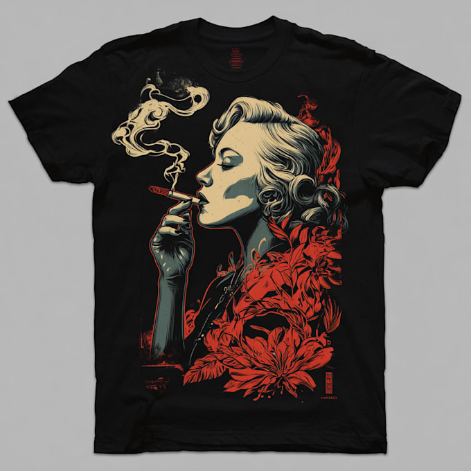 make vintage retro tshirt design for you