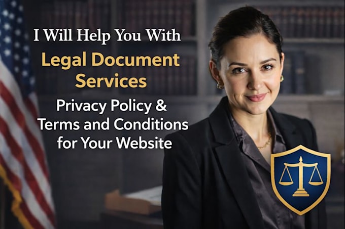 draft legal contract privacy policy nda terms of use website policy gdpr