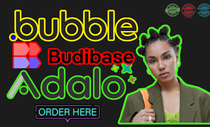 build flutter, bubble io, bubble saas, glide and adalo app
