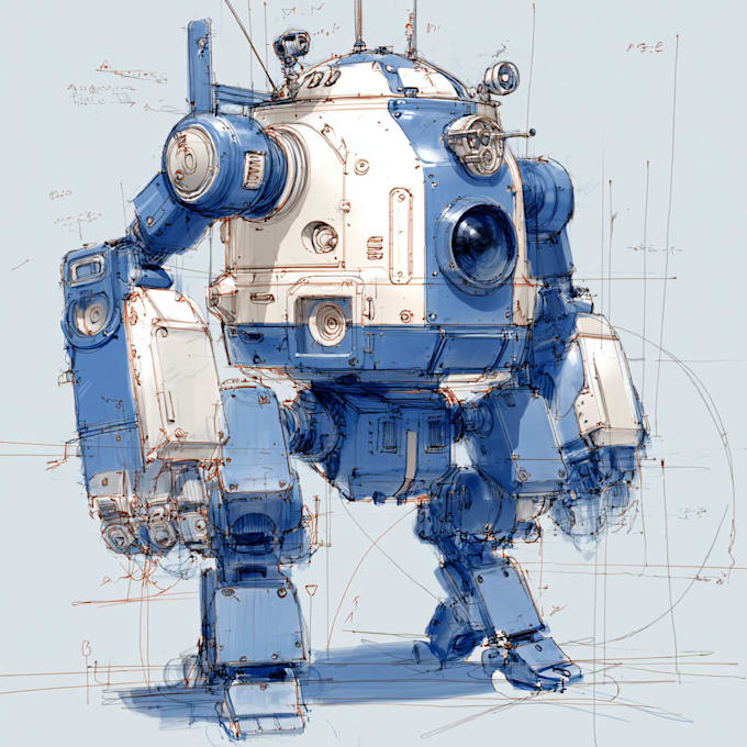 make or design mechs robots concepts
