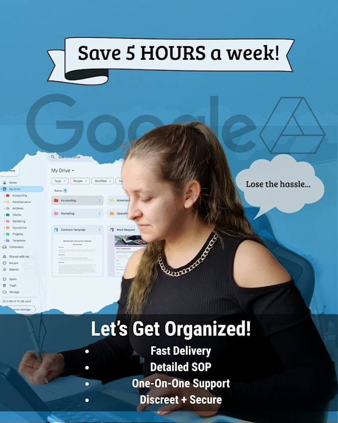 organize your google drive for small business owners