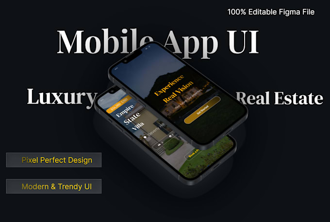 Design a luxury real estate mobile app ui ux in figma by Zarif_ibrahim ...