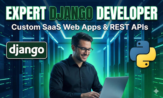 build a scalable saas web application using python django and rest api