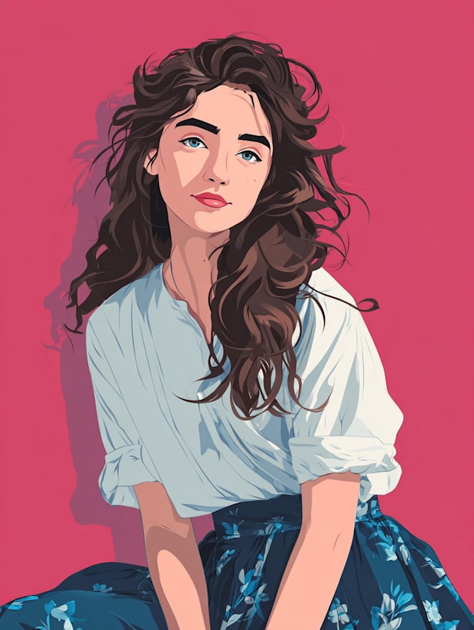 make a disney children cartoon illustration