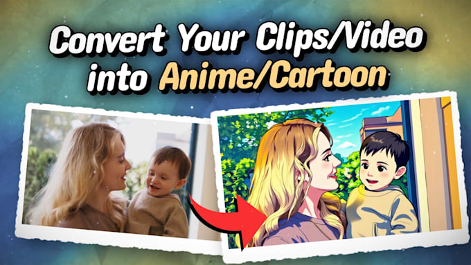 convert your video into anime or cartoon
