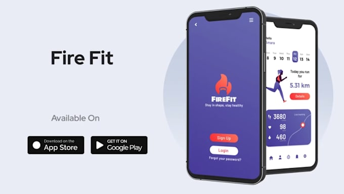 create fully customized mobile app explainer video website promo intro video