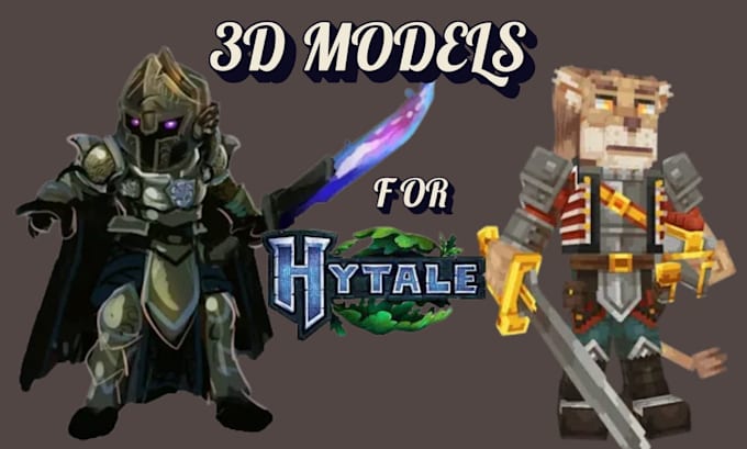 create custom hytale models and characters for your project