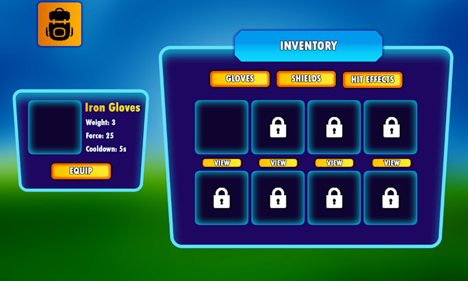 design a professional roblox game ui, hud, and menu that boosts retention
