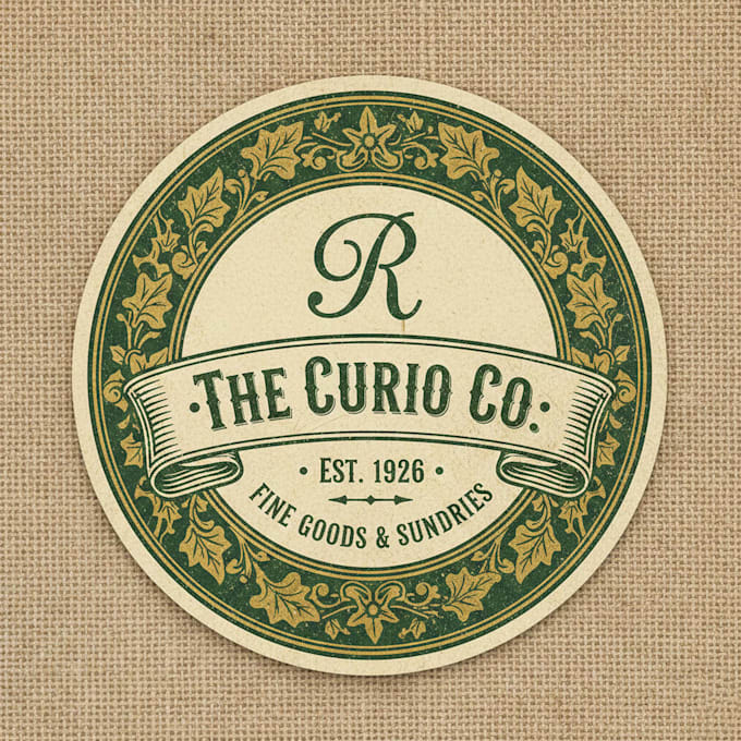 design a professional vintage retailer logo