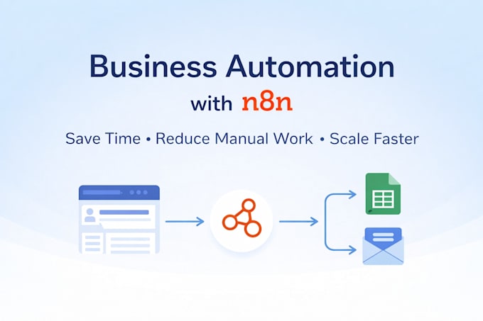 automate business workflows with n8n