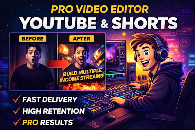 edit engaging youtube videos with high retention