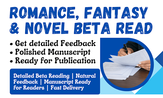 beta reader for romance fantasy and novel beta reading and beta reader