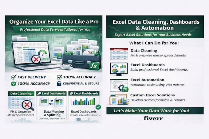 clean, format, merge excel data