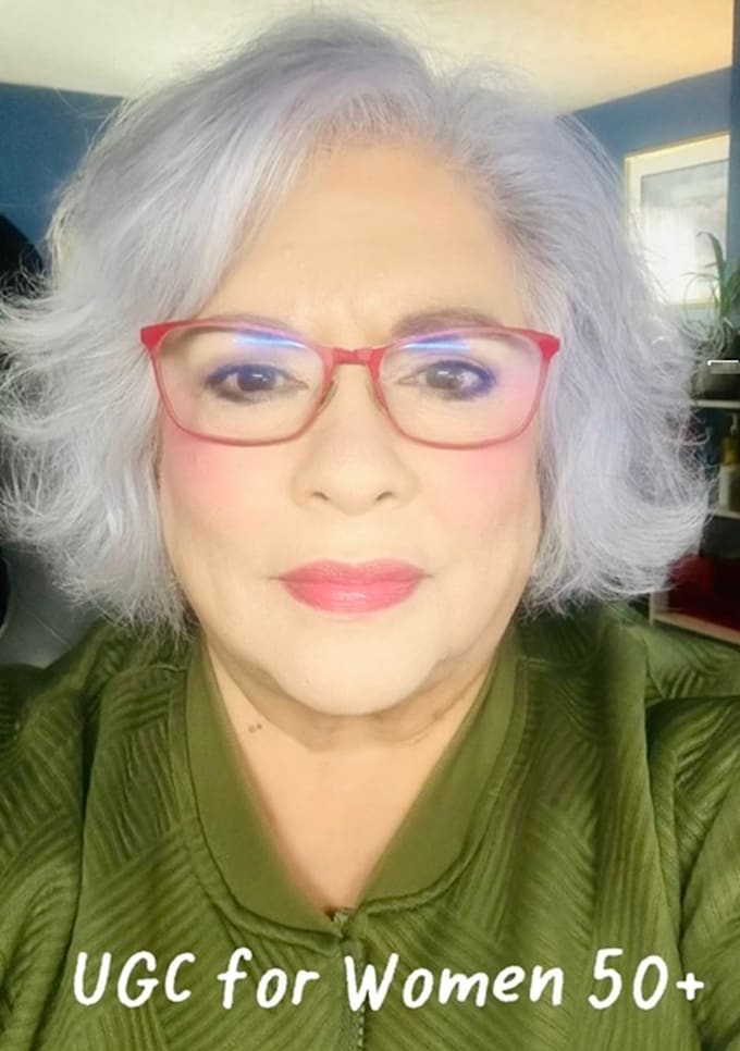 create skincare ugc videos for mature female audiences