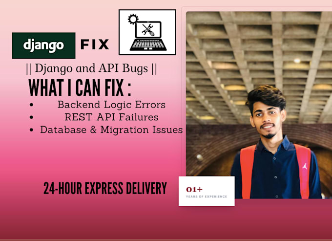 fix bugs and errors in your django or react application