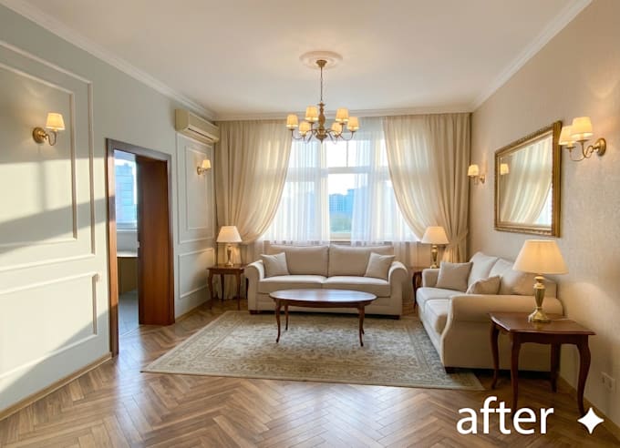 create interior design concepts from your room photo using ai