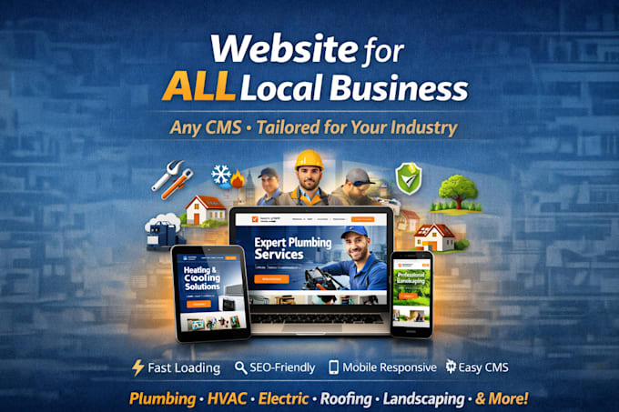 design business website for any local service