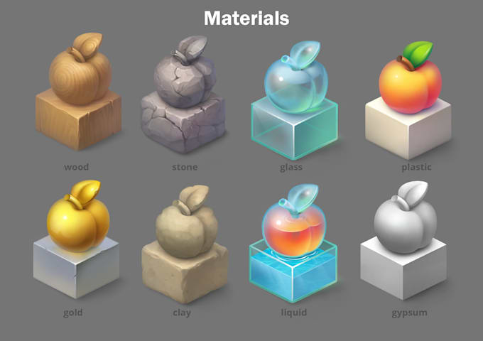 create stylized game props for mobile games