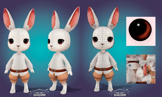create custom 3d game assets for your project