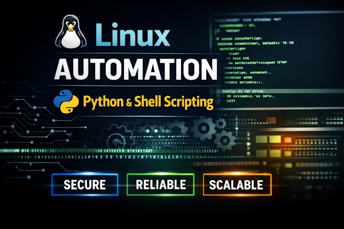 automate linux tasks using python and shell scripting