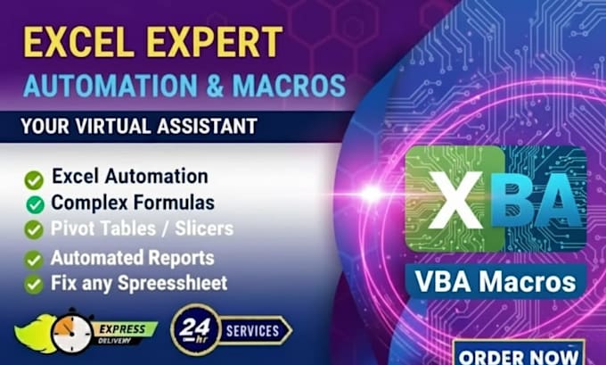 do expert microsoft excel vba macros with dashboard and google sheets automation