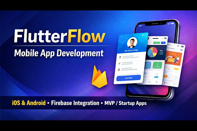 Build a professional mobile app using flutterflow and firebase by ...