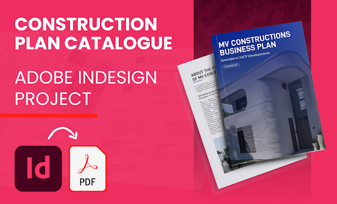 design professional catalogue in adobe indesign