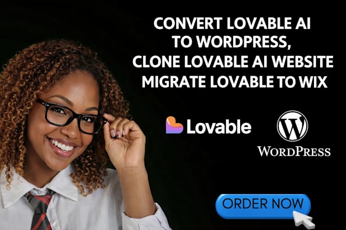 Converteer lovable ai naar wordpress, clone lovable ai website en ...