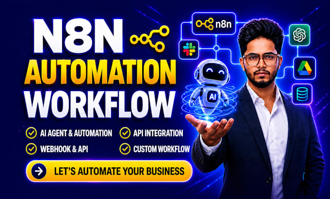 build n8n automation ai agent with n8n workflow, and ai workflow automation