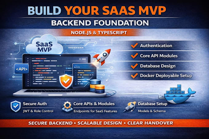 build your saas mvp backend foundation in nodejs typescript