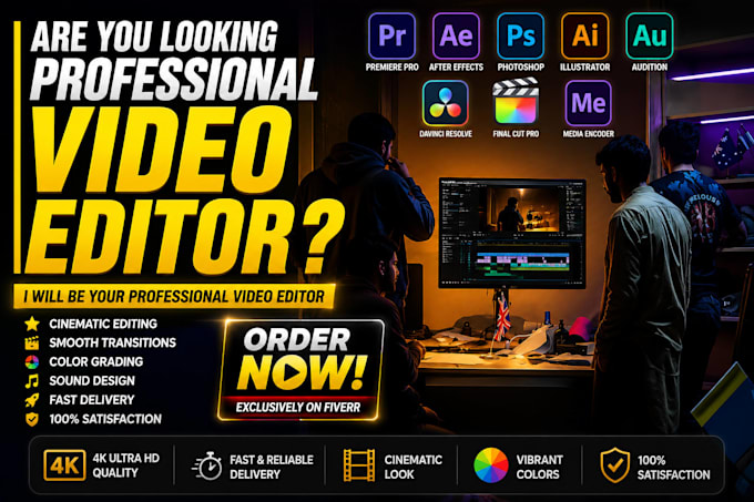 be your professional video editor