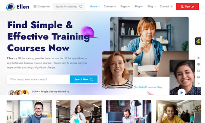 design online tutoring website language instructor online coaching website