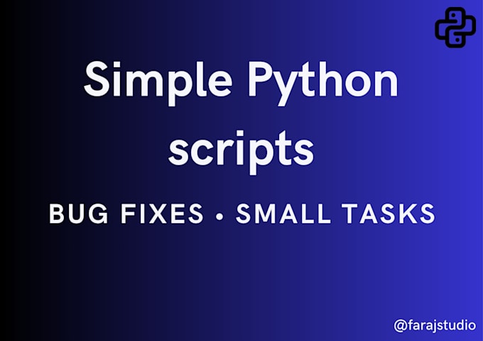 fix python bugs and write small automation scripts