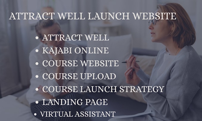 professionally set up kajabi or attractwell for coaches and course creator
