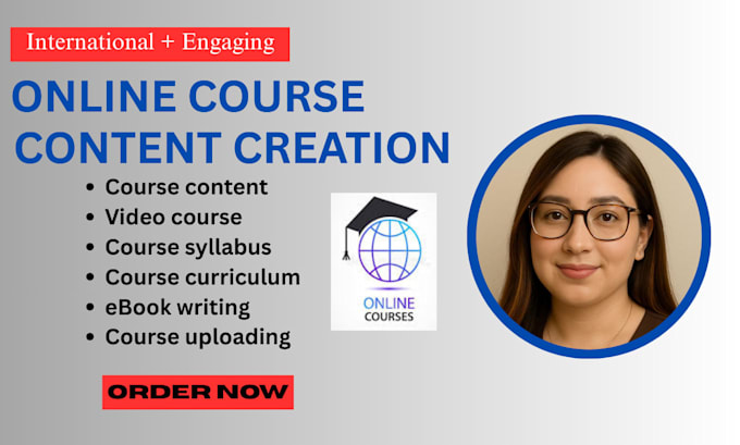ebook online course content course development course creation course curriculum