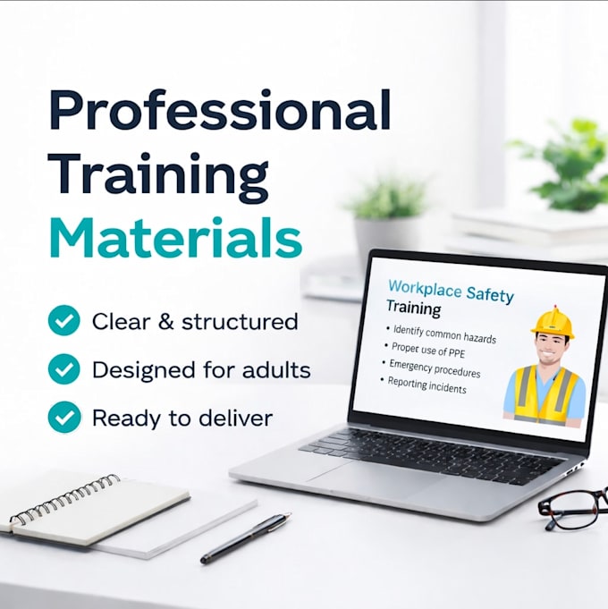 create training materials for adult learners