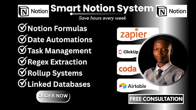 notion formula date task management regex data extraction rollups database crm