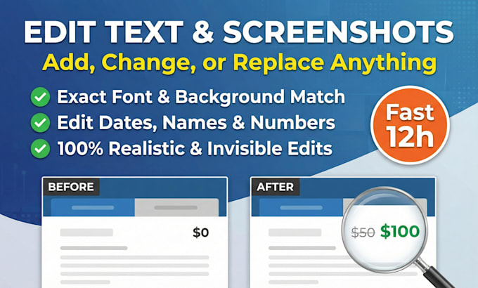 add text to images or editable, changes, and replace anything on your screens
