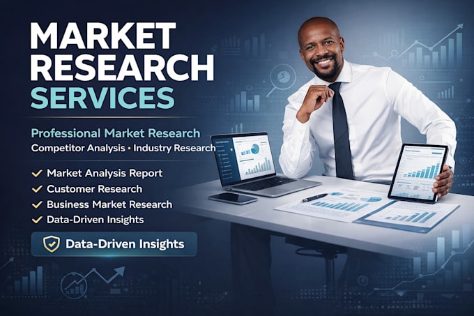 do market research competitors analysis and industry analysis report