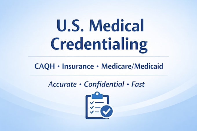 complete caqh profile and US provider credentialing