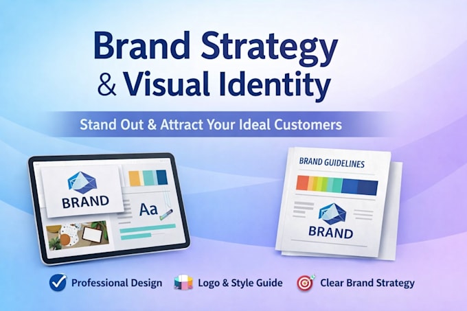 Create a complete brand strategy and visual identity for your business ...