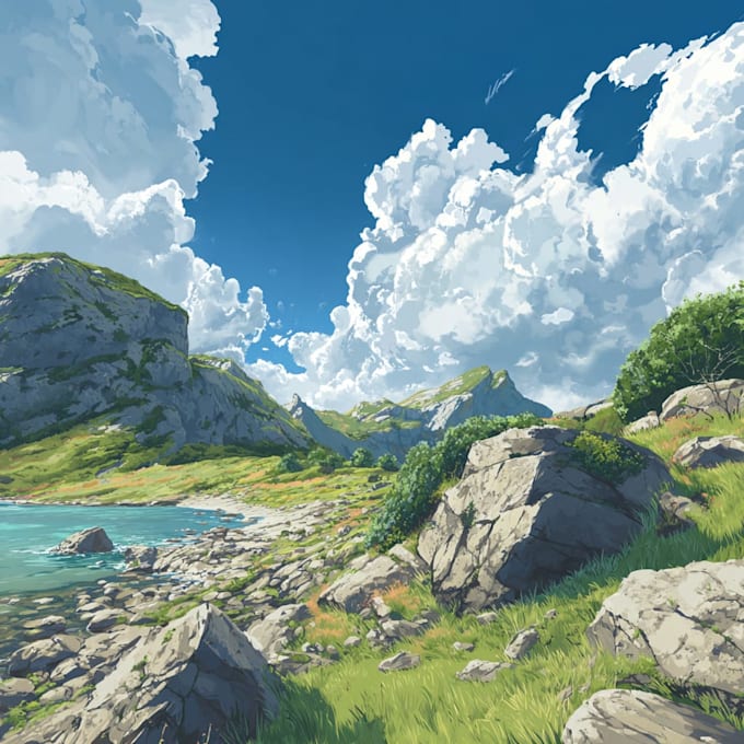 do the landscape illustration or concept art for you