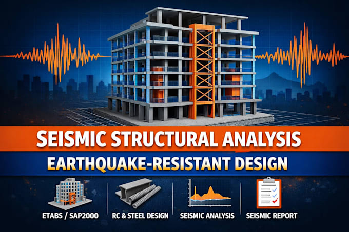 Seismic structural analysis earthquake resistant building design, etabs ...