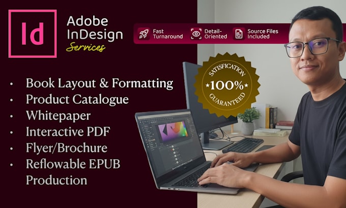 do book layout and typesetting in adobe indesign