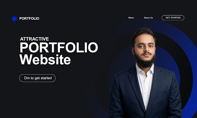 design a professional creative portfolio website for you